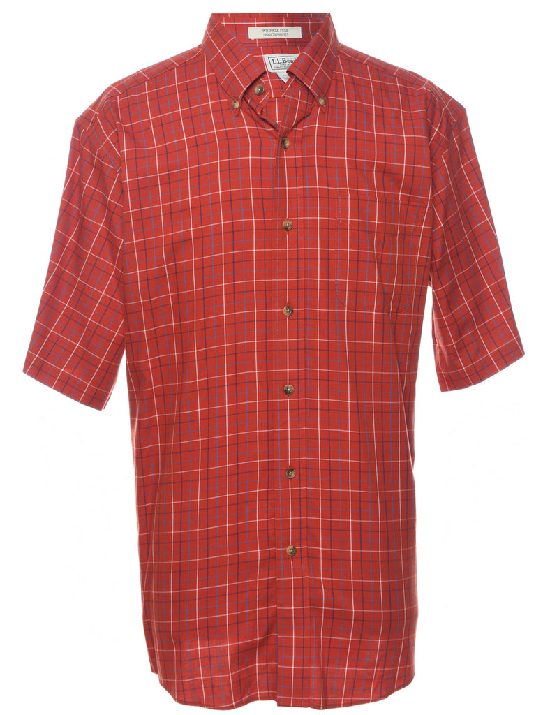 L.L. Bean Checked Shirt - L