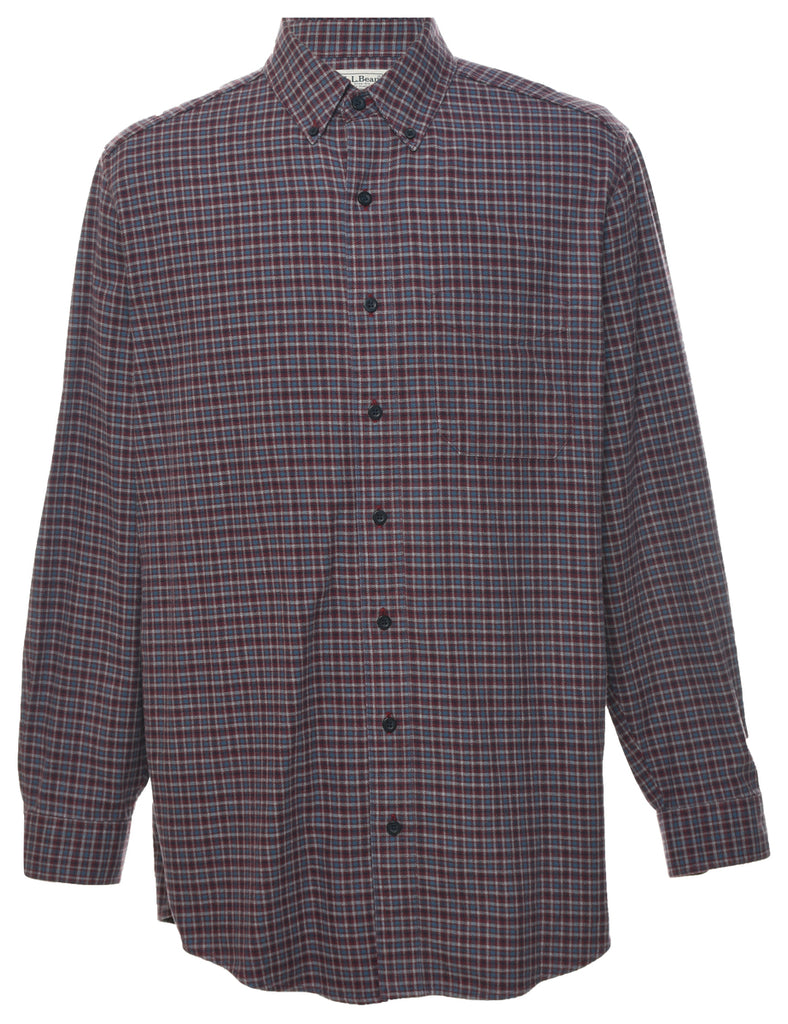 L.L. Bean Checked Shirt - M
