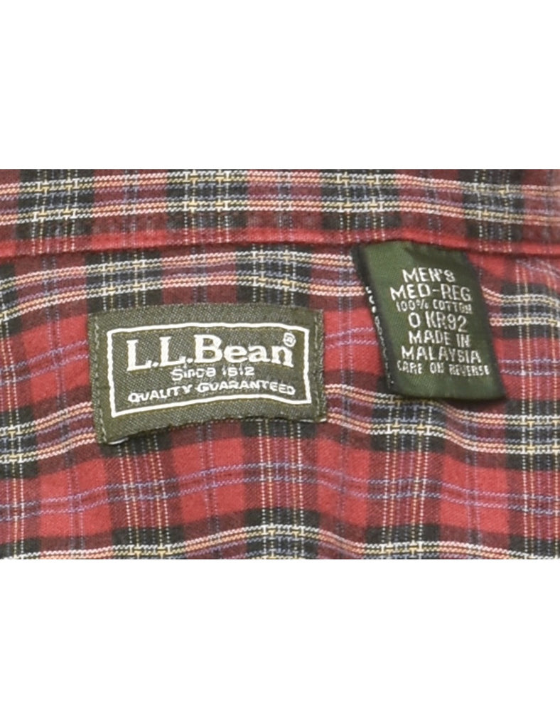 L.L. Bean Checked Shirt - M