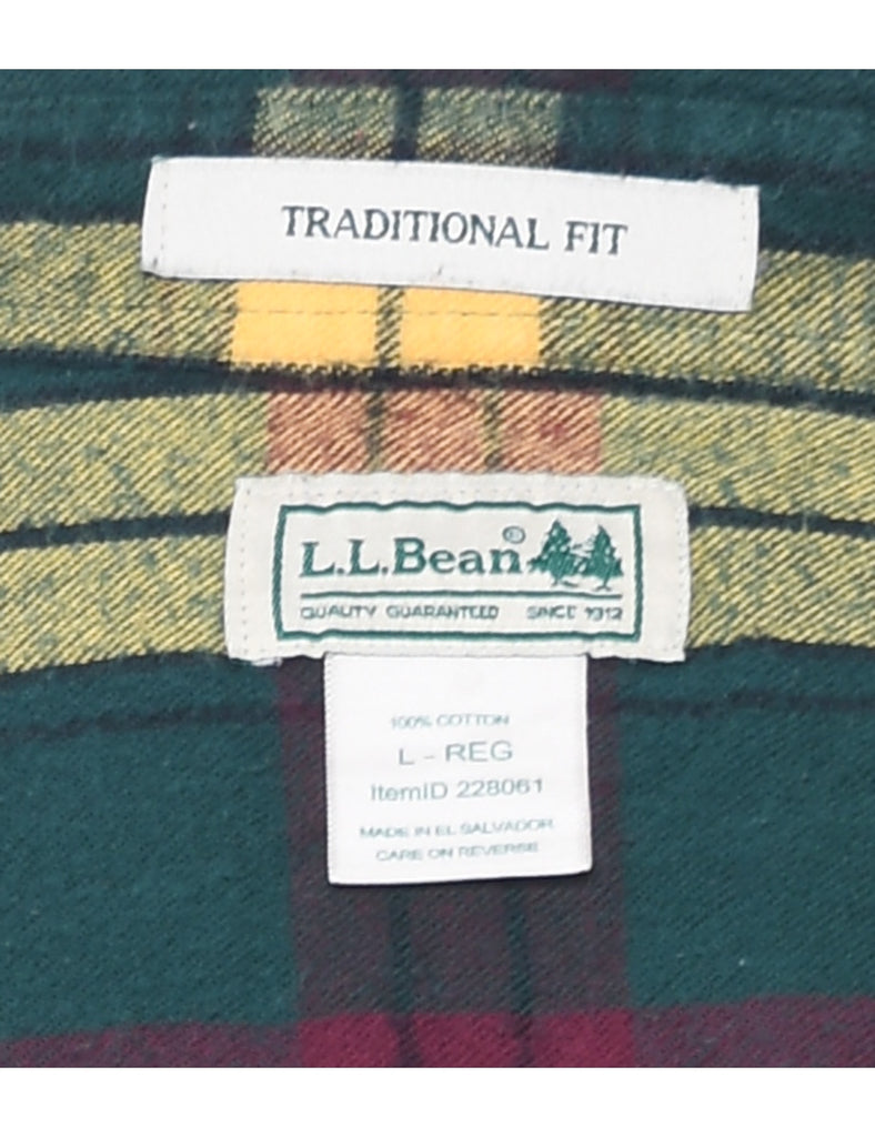 L.L. Bean Checked Shirt - L