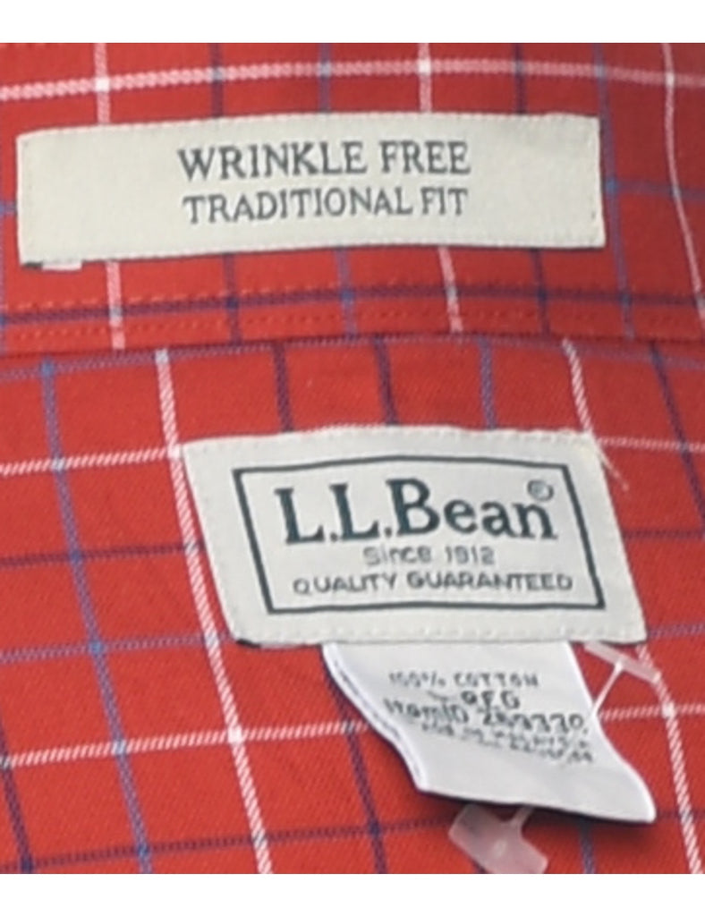 L.L. Bean Checked Shirt - L