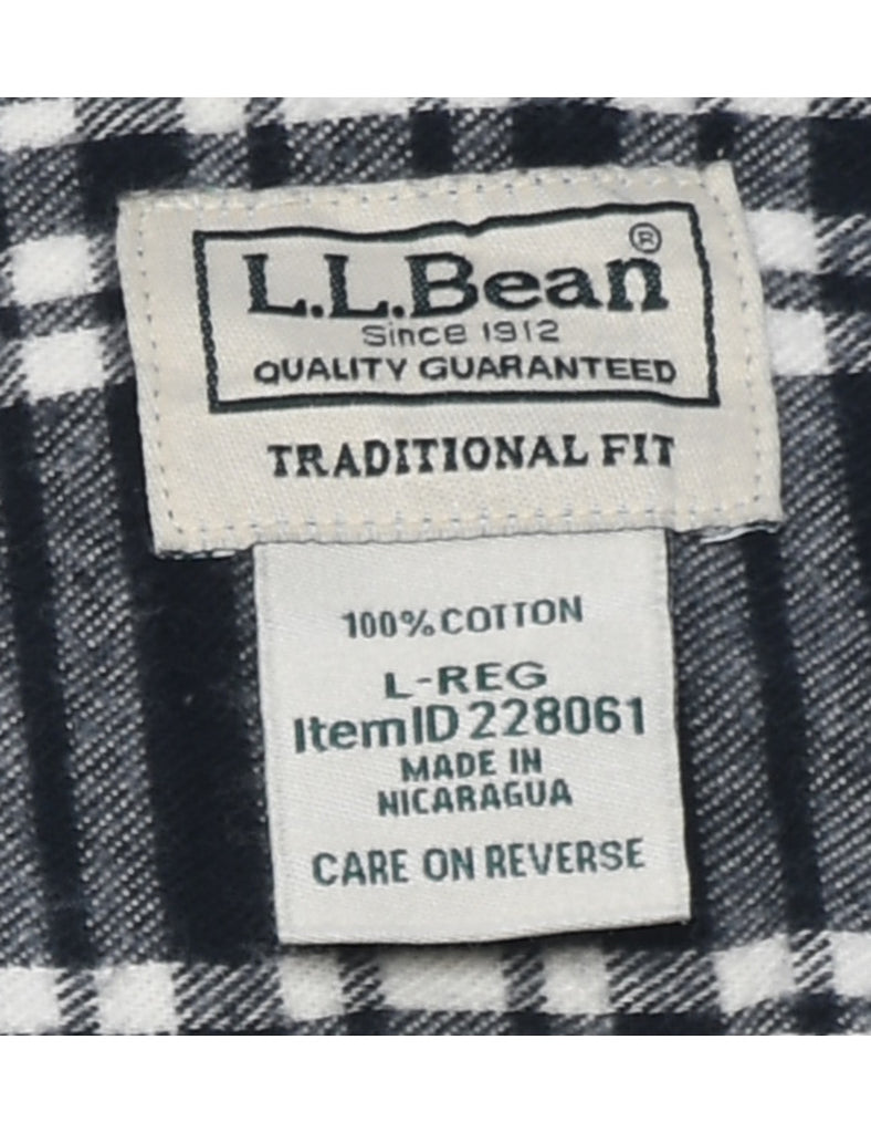 L.L. Bean Checked Shirt - L