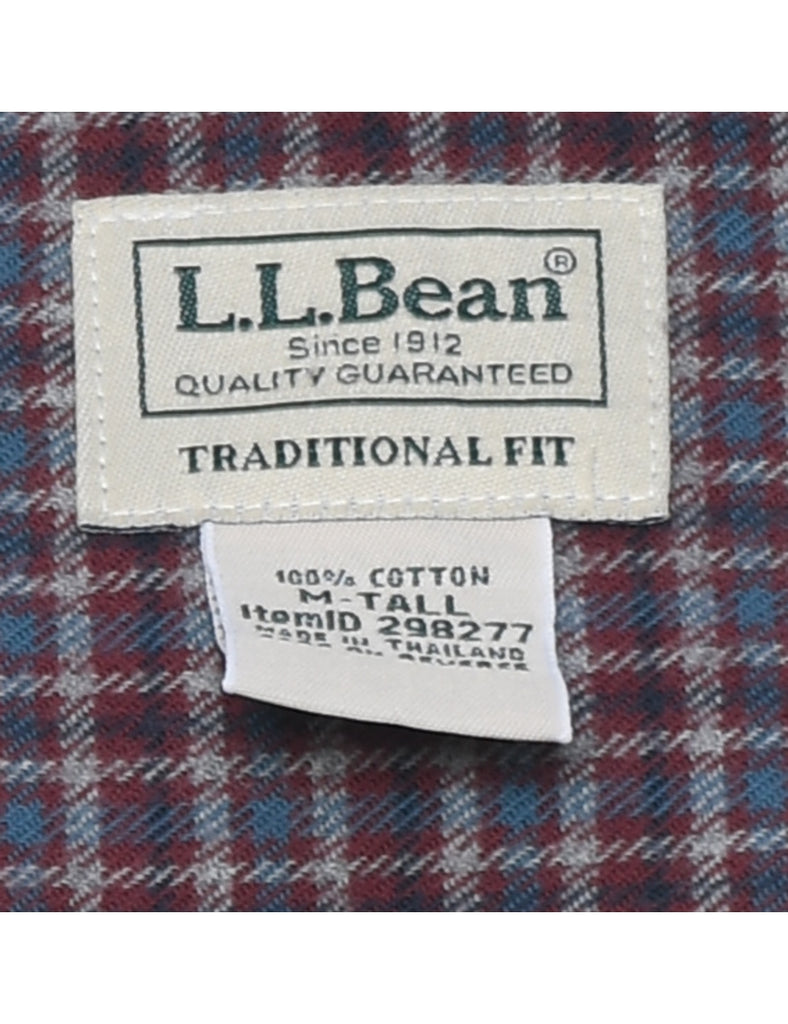 L.L. Bean Checked Shirt - M