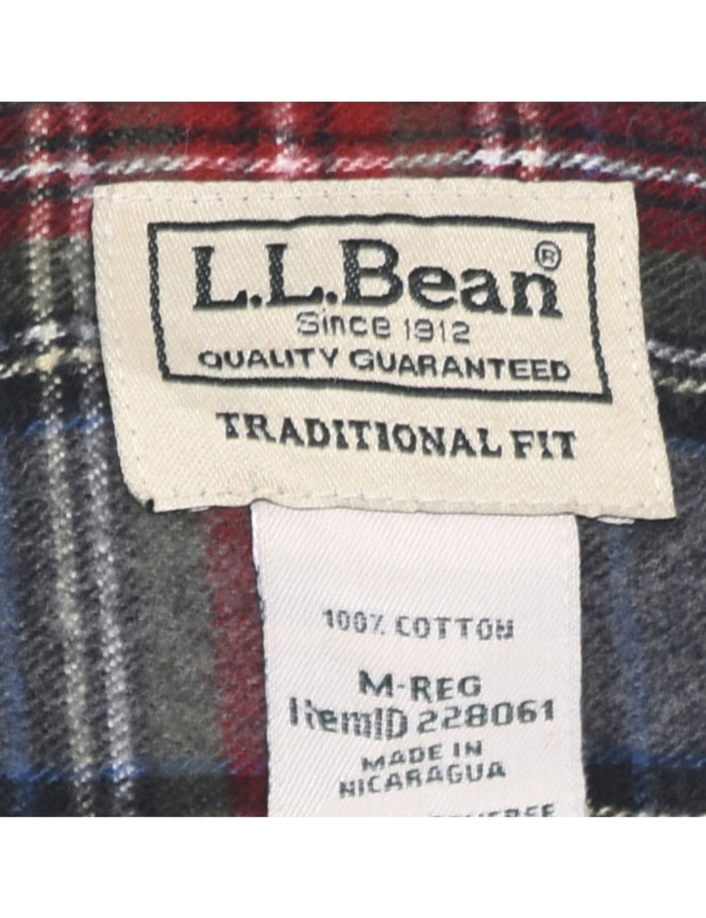 L.L. Bean Checked Shirt - M