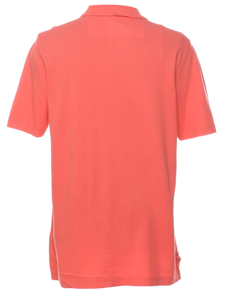 L.L. Bean Salmon Pink Polo Shirt - M