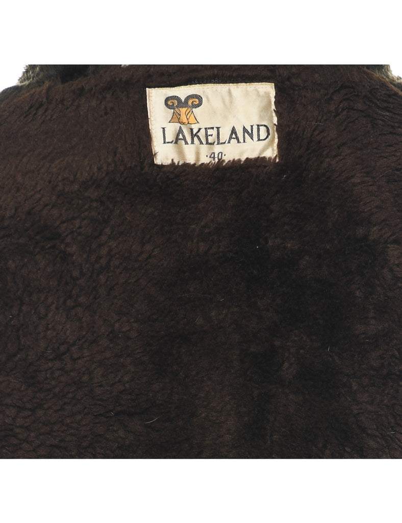 Lake Land Corduroy Brown Coat - L