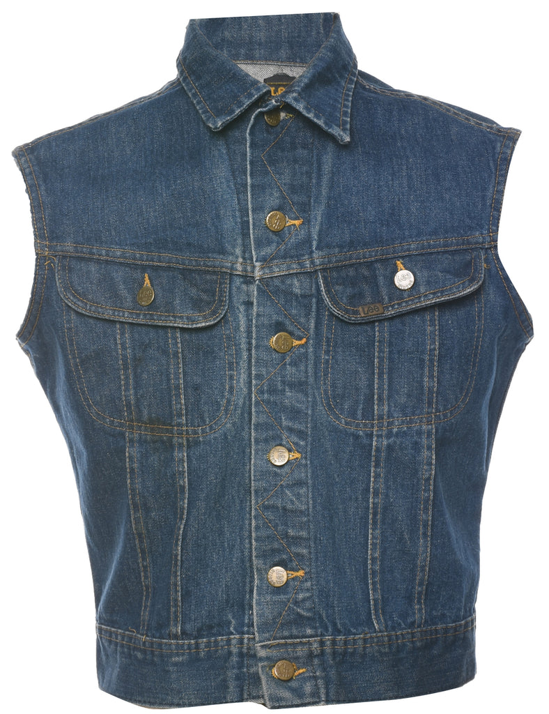 Lee Denim Jacket Vest - M