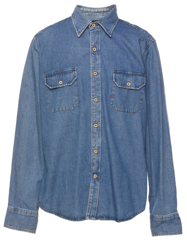 Lee Light Wash Denim Shirt - L