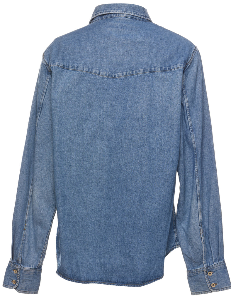 Lee Light Wash Denim Shirt - L