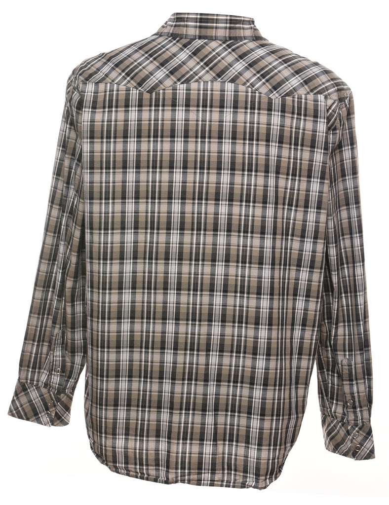 Levi's Checked Beige & Grey Shirt - L