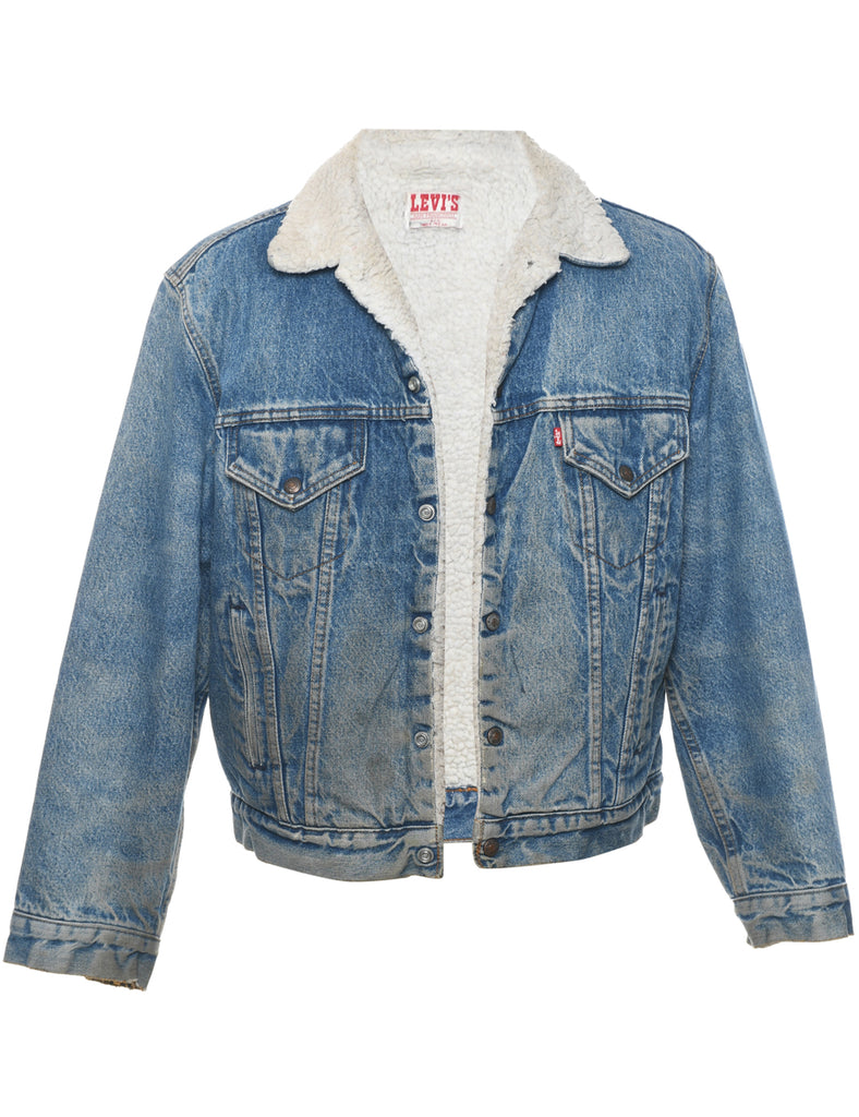 Levi's Shearling Denim Jacket - M