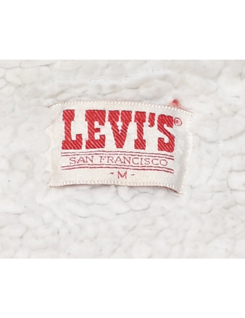 Levi's Shearling Denim Jacket - M