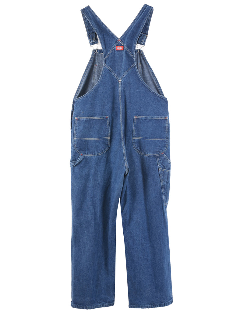 Liberty Dark Wash Denim Salopettes - XL