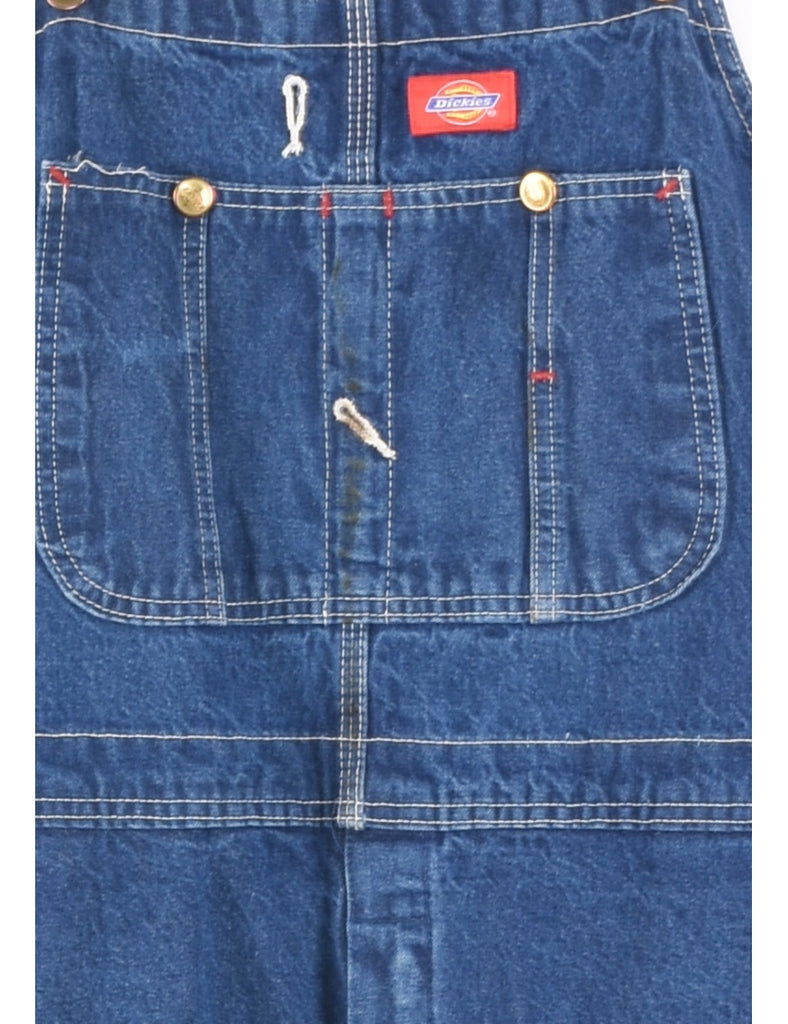 Liberty Dark Wash Denim Salopettes - XL