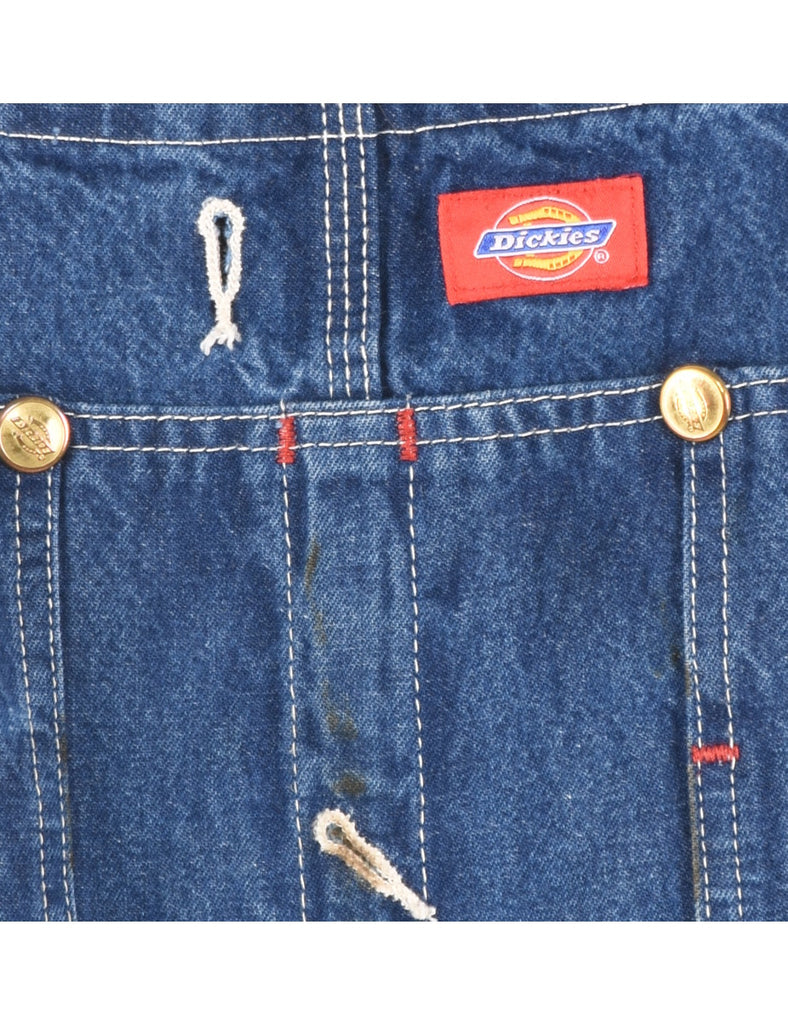Liberty Dark Wash Denim Salopettes - XL
