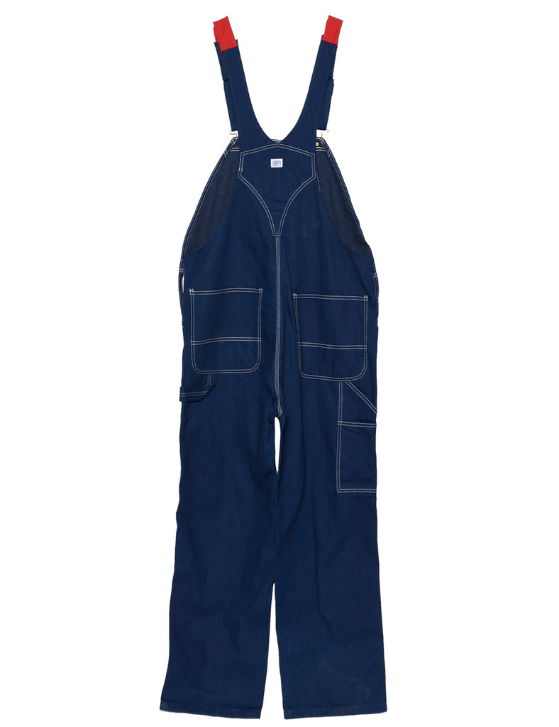 Liberty Dark Wash Dungaree Salopettes - XXL