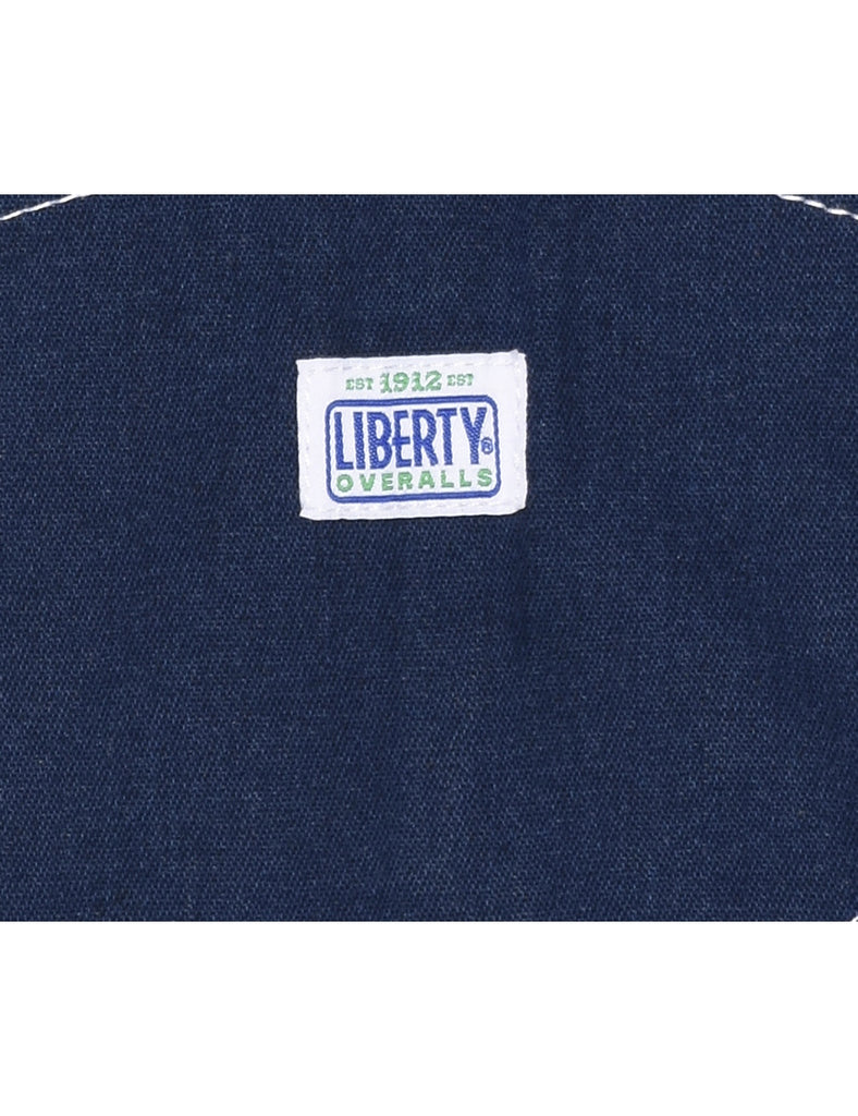 Liberty Dark Wash Dungaree Salopettes - XXL