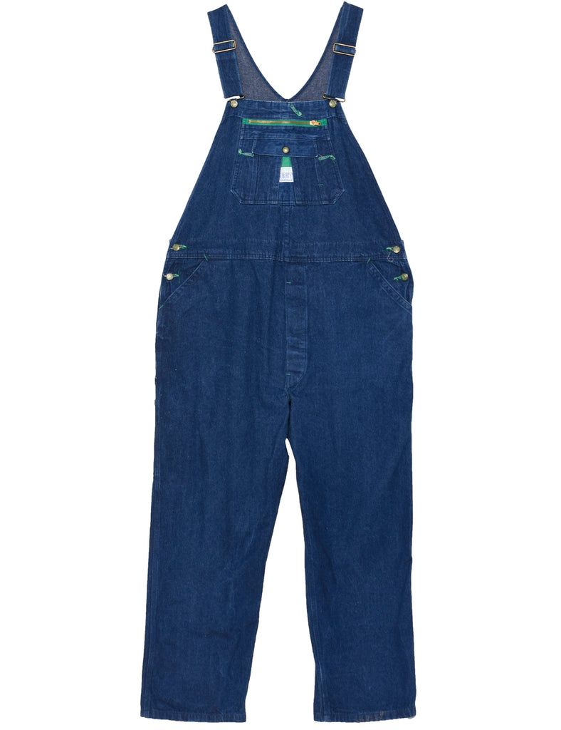 Liberty Indigo Dungaree Salopettes - XL