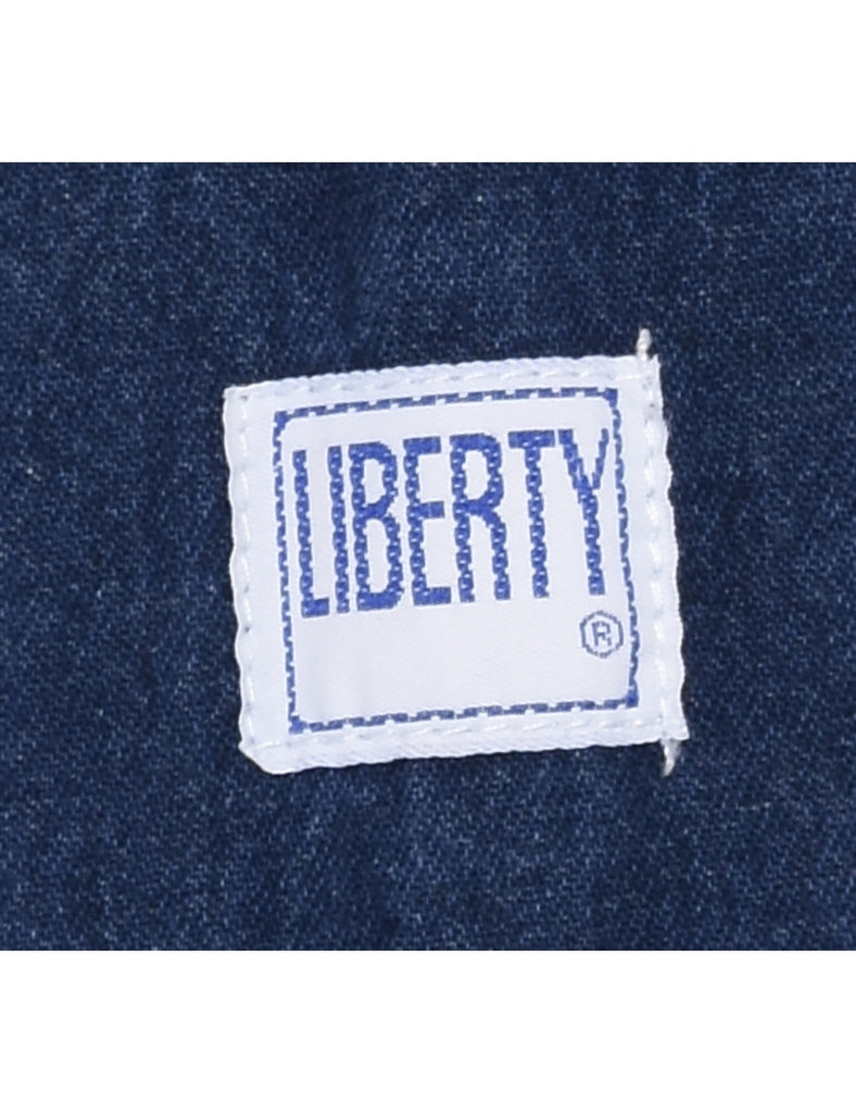 Liberty Indigo Dungaree Salopettes - XL