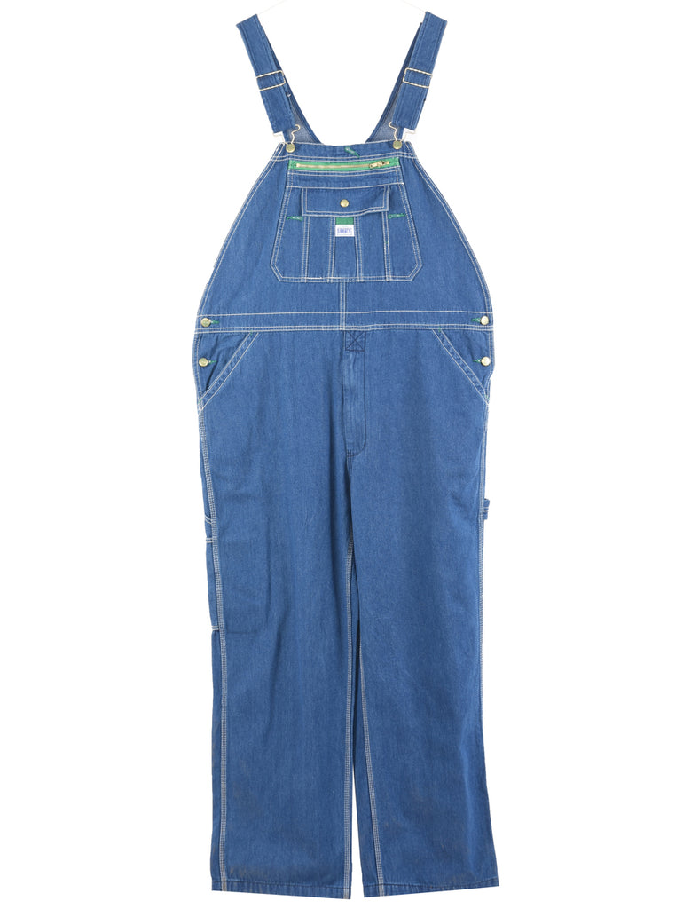 Liberty Medium Wash Denim Salopettes - XL