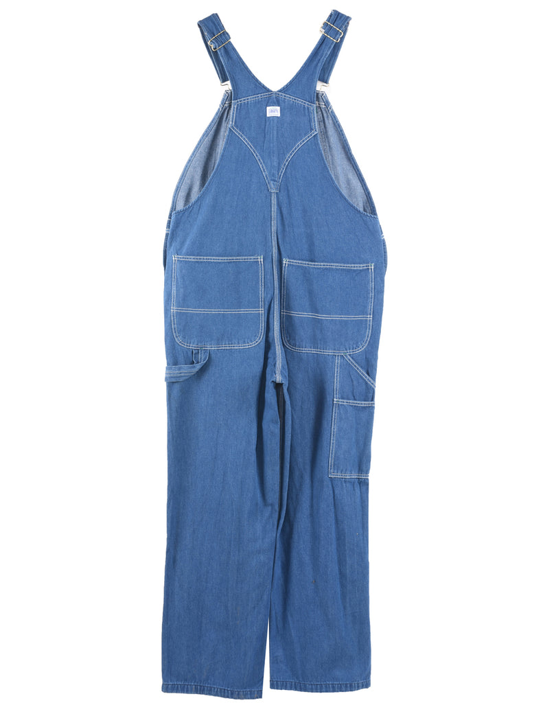 Liberty Medium Wash Denim Salopettes - L