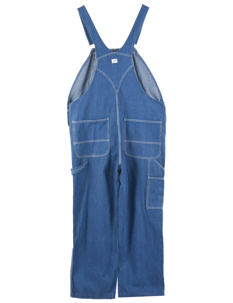 Liberty Medium Wash Denim Salopettes - XL