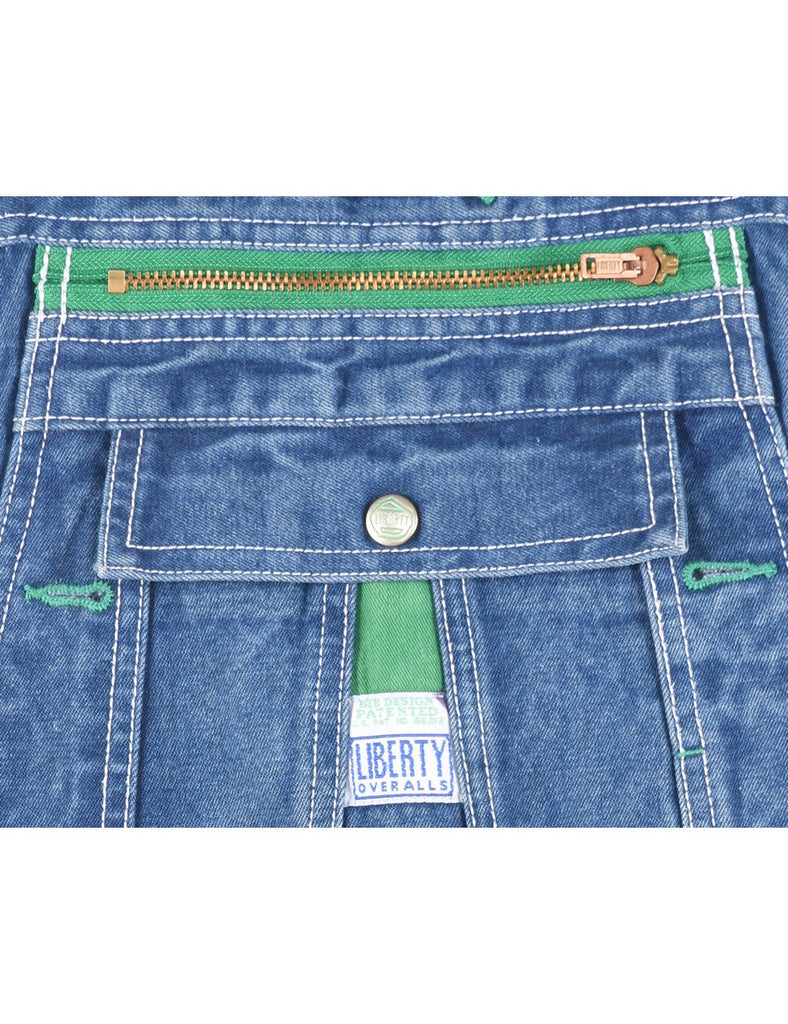 Liberty Medium Wash Salopettes - XL