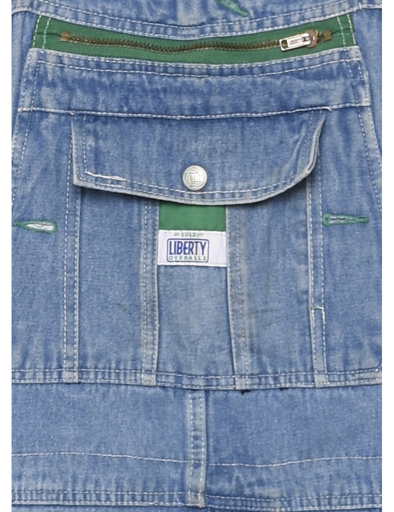 Liberty Relaxed Fit Dungaree Salopettes - L