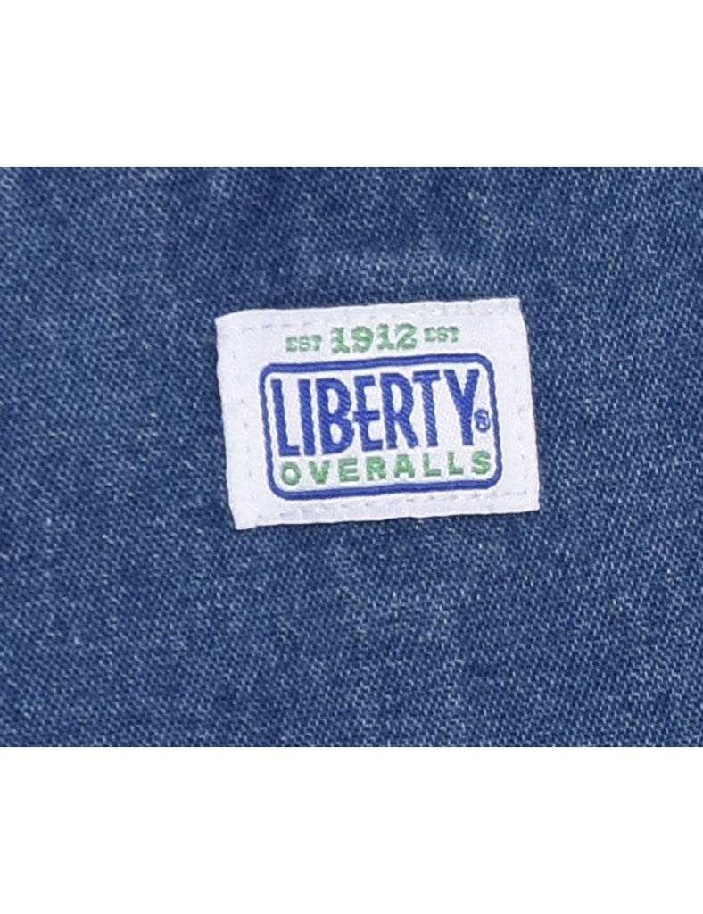 Liberty Relaxed Fit Dungaree Salopettes - L