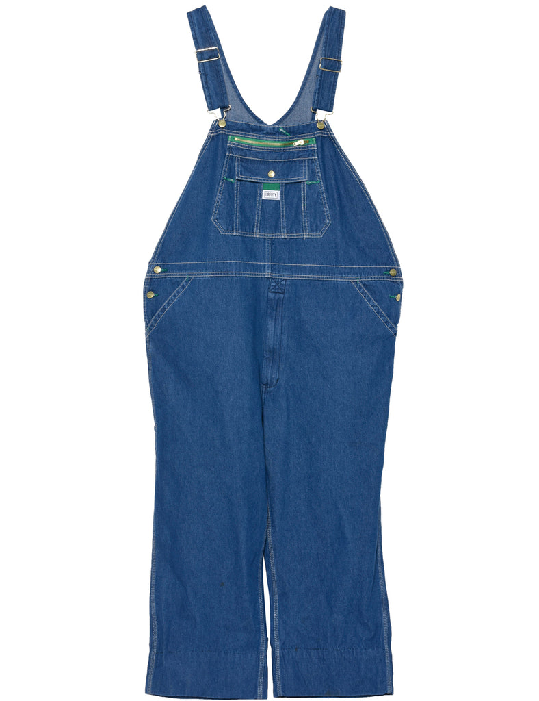 Liberty Stone Wash Dungaree Salopettes - L