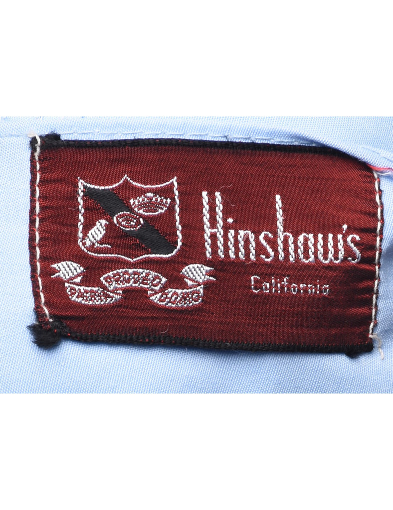 Light Blue Bomber Jacket - L