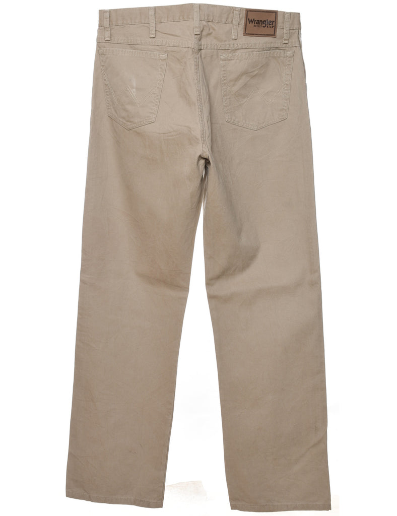 Light Brown Wrangler Trousers - W36 L34