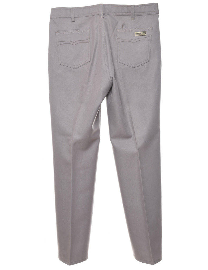Light Grey Classic Suit Trousers - W36 L33
