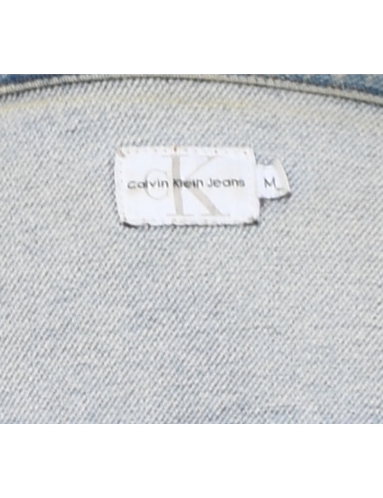 Light Wash Classic Calvin Klein Denim Jacket - M