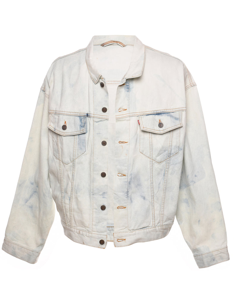 Light Wash Classic Denim Jacket - L