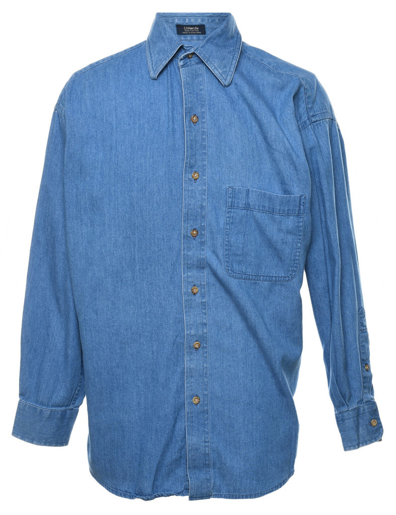 Light Wash Denim Shirt - M