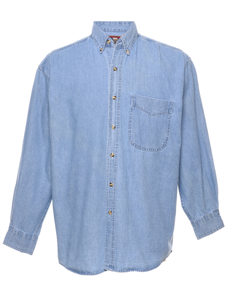 Light Wash Denim Shirt - M