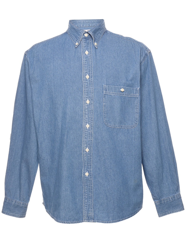 Light Wash Denim Shirt - M