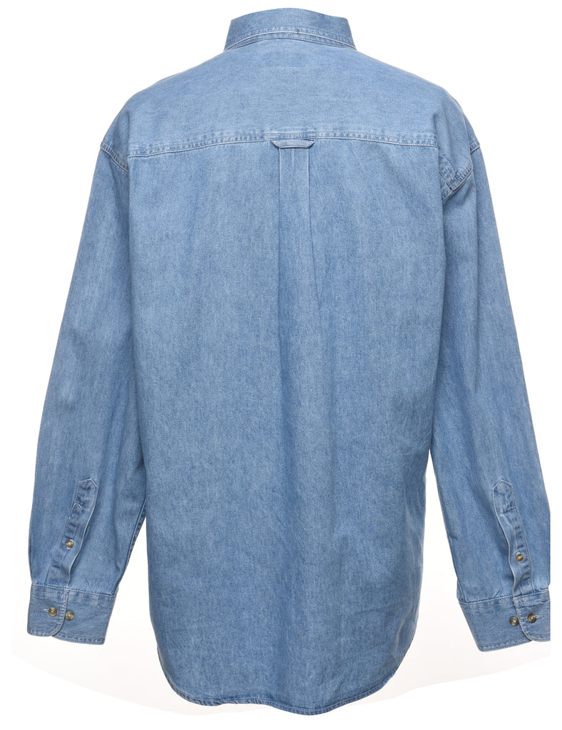 Light Wash Denim Shirt - L