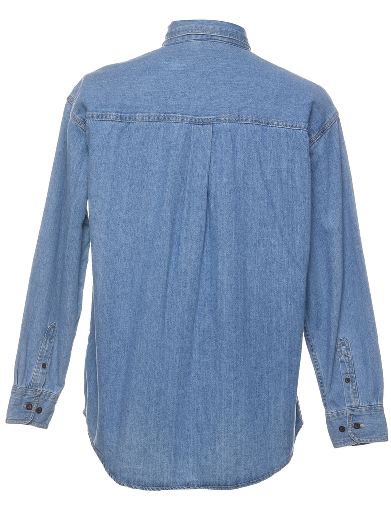 Light Wash Denim Shirt - M