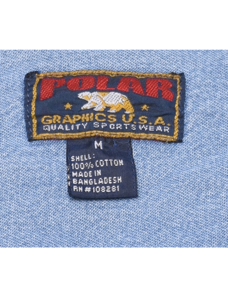 Light Wash Denim Shirt - M