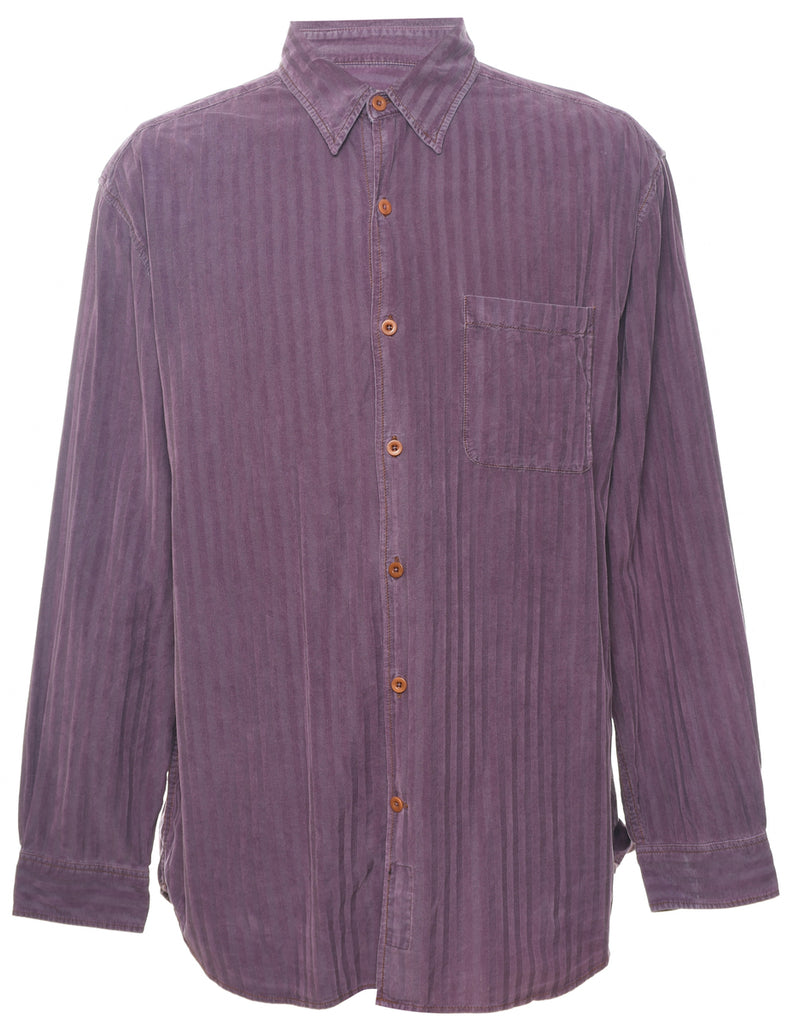 Lilac Corduroy Shirt - L