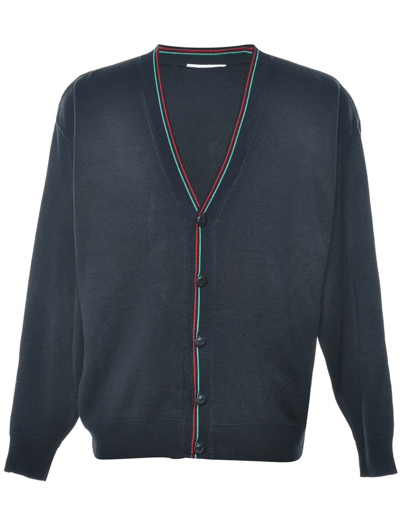 Long Sleeved Black Cardigan - M