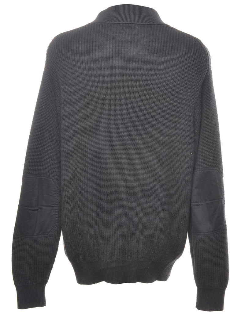 Long Sleeved Black Jumper - L
