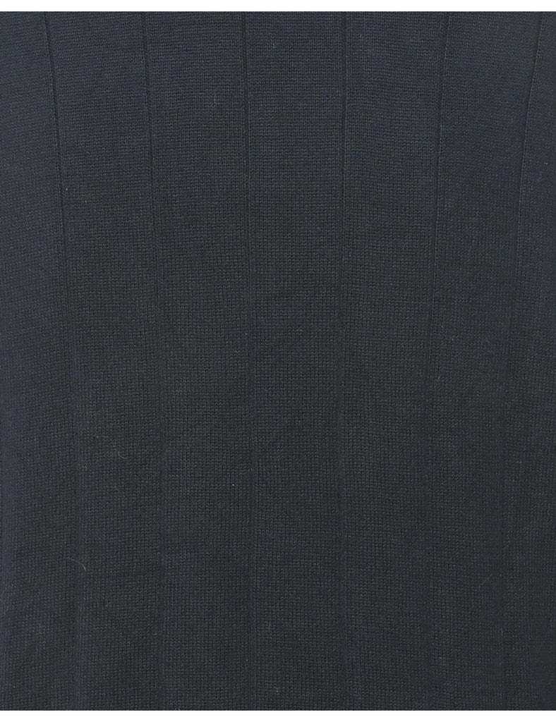 Long Sleeved Black Jumper - L