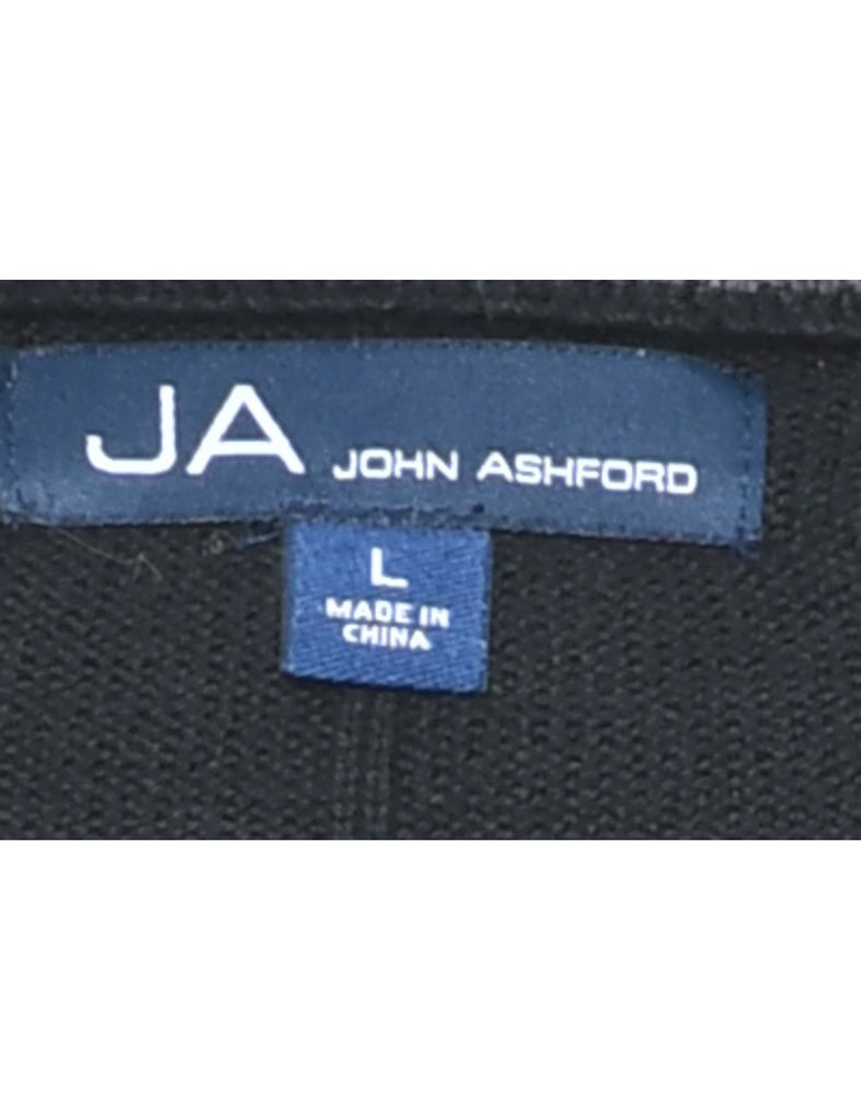 Long Sleeved Black Jumper - L