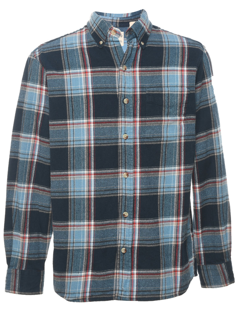 Long Sleeved Checked Multi-Colour Shirt - M