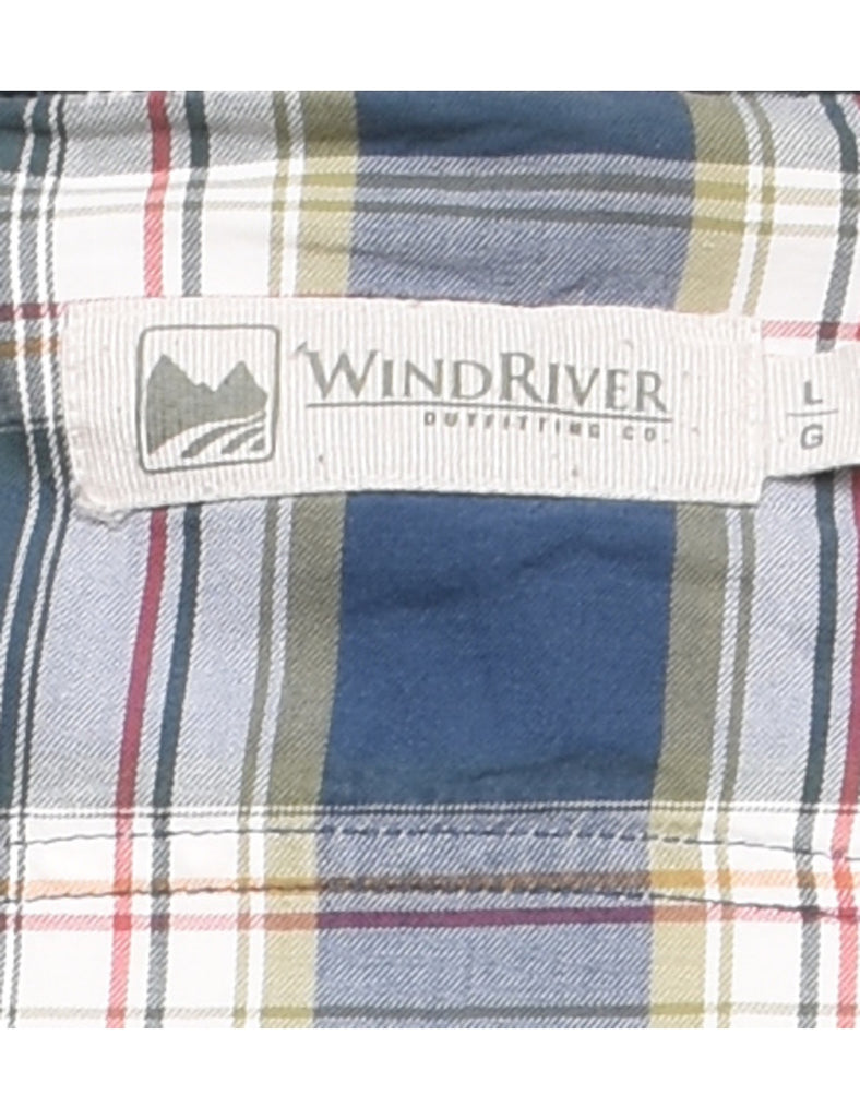 Long Sleeved Checked Multi-Colour Shirt - L