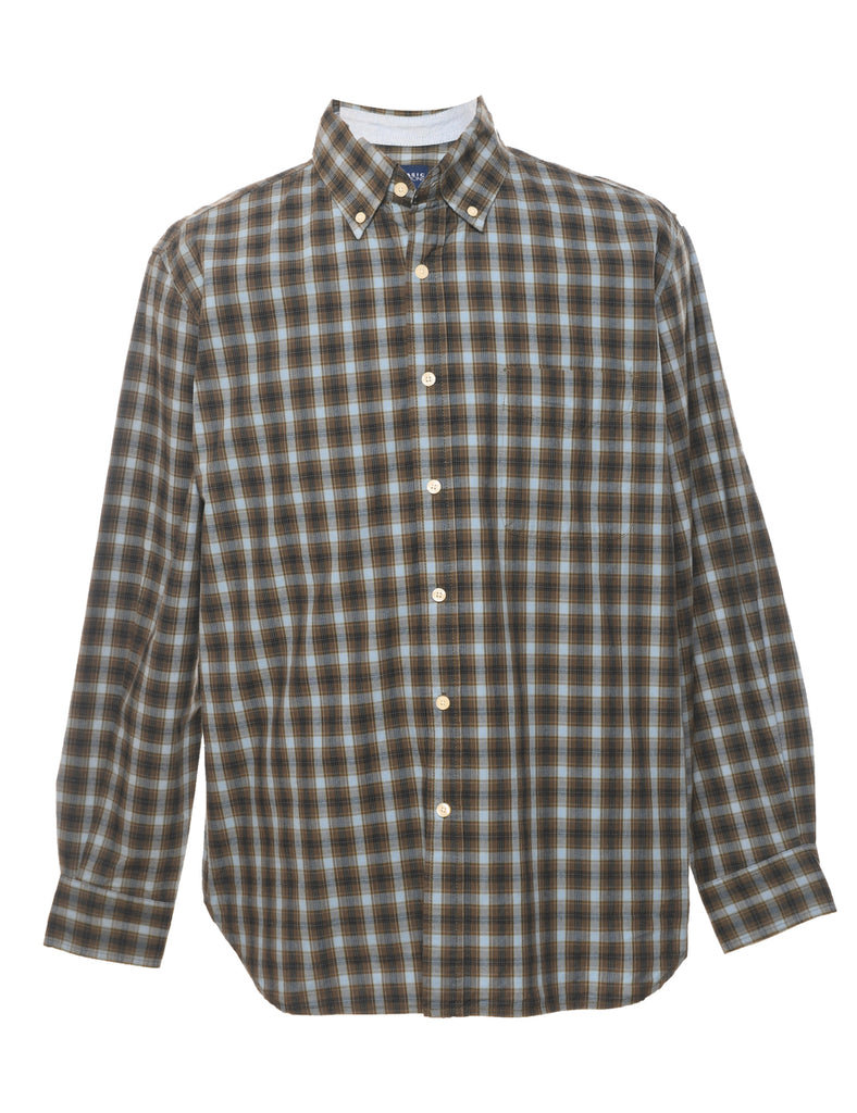 Long Sleeved Checked Shirt - M