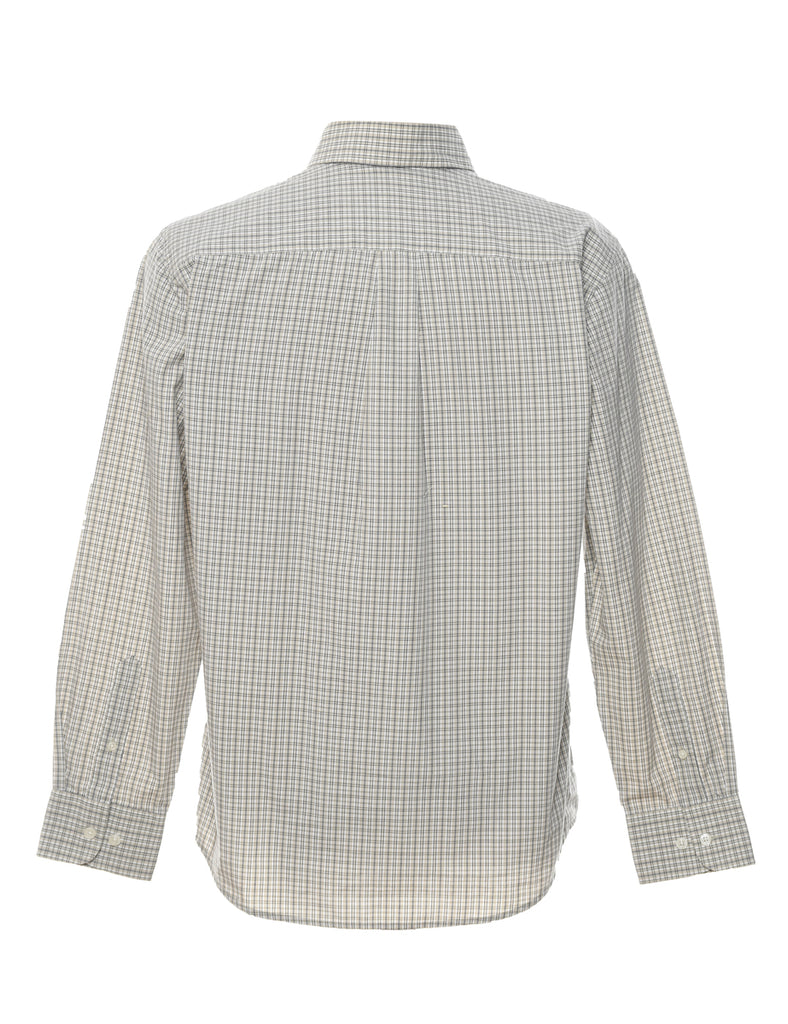 Long Sleeved Checked Shirt - M